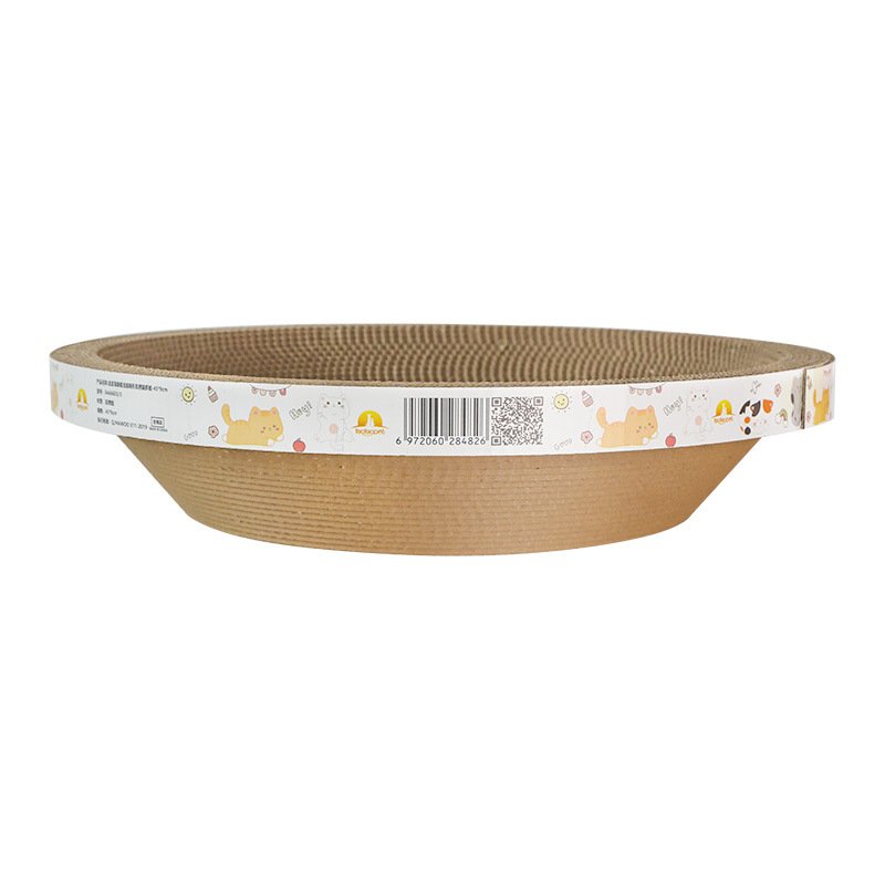 Bowl-Shaped Cat Scratching Board KMS001