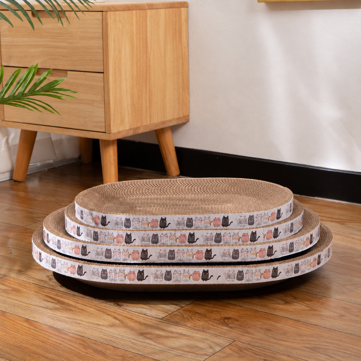 Oval Cat Scratching Bowl KMSZ004