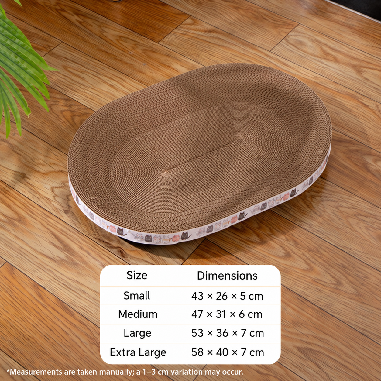 Oval Cat Scratching Bowl KMSZ005 view 2