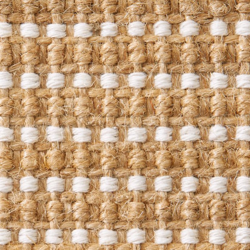Close-up of tightly woven natural sisal fibers used for cat scratching boards